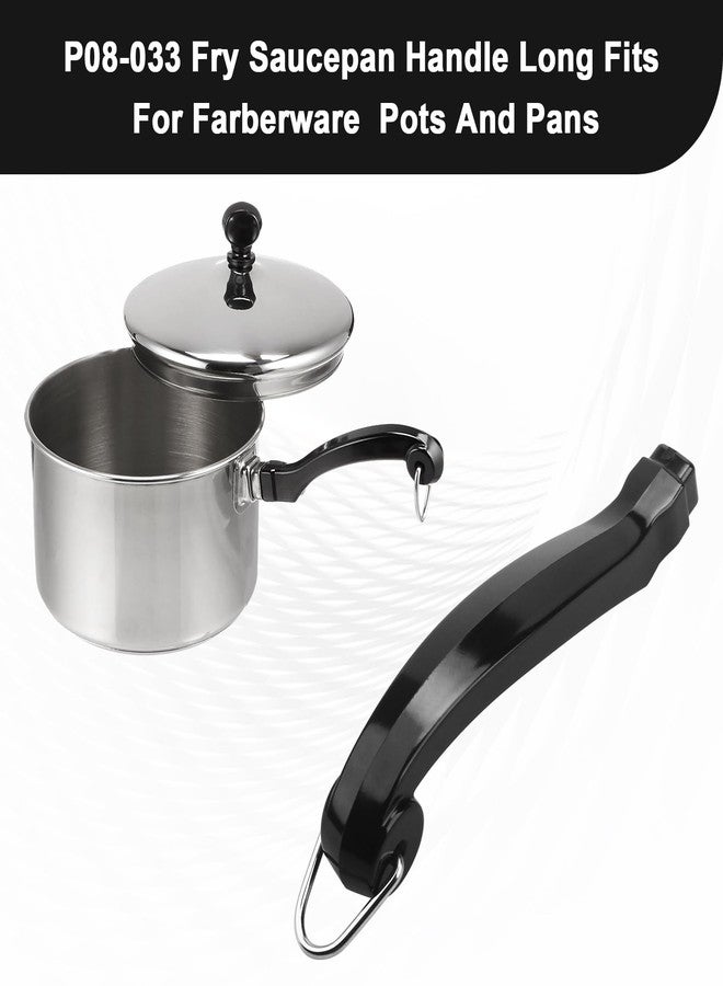GEAIN P08-033 Fry Saucepan Handle Replacement for Farberware Pan Handle Long, Fits for Farberware Pots and Pans - Image 3